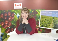 Beth Cavers with the British Columbia Cherry Association.